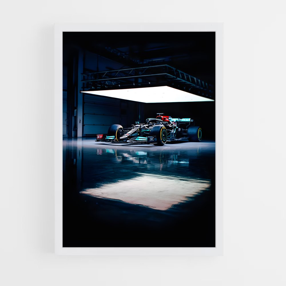 Poster Garage de la Vitesse – affiche Voitures de Formule 1 (vue 3)
